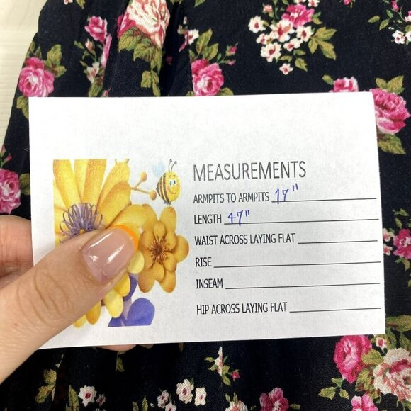 Zara Black Pink Floral Long Sleeve Boho Maxi Dress Size Small - Picture 11 of 11